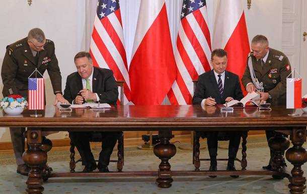 Польша и США подписали военное соглашение