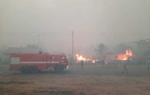 На Луганщине объявили ЧС в зоне пожаров