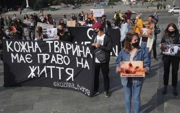 В Киеве требовали запретить охоту на животных