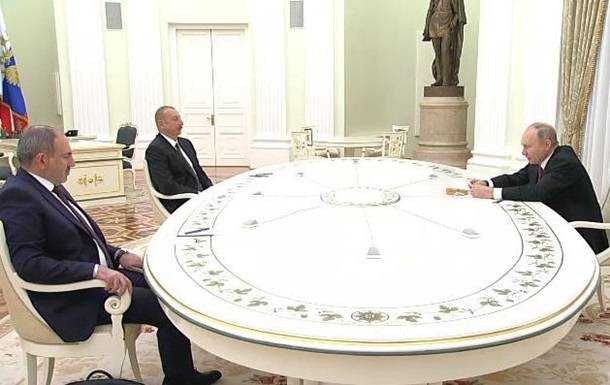 В РФ проходит встреча Путина, Алиева и Пашиняна