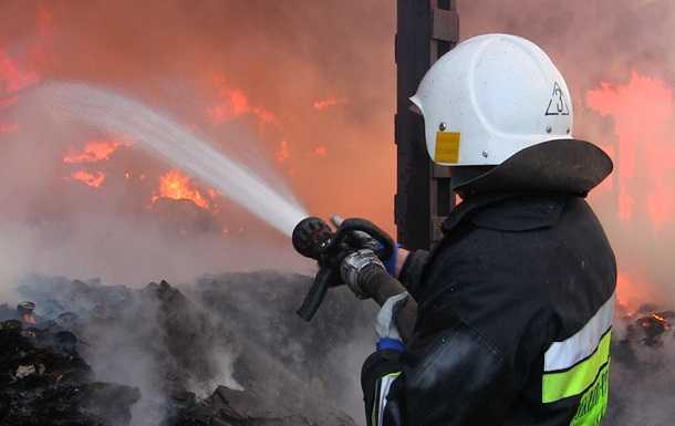 Пожар на ферме в Луганской области тушили пять часов