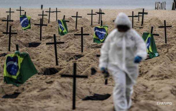У Бразилії кількість померлих від COVID перевищила 300 тисяч