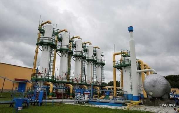 Україна зупинила закачування газу у сховища