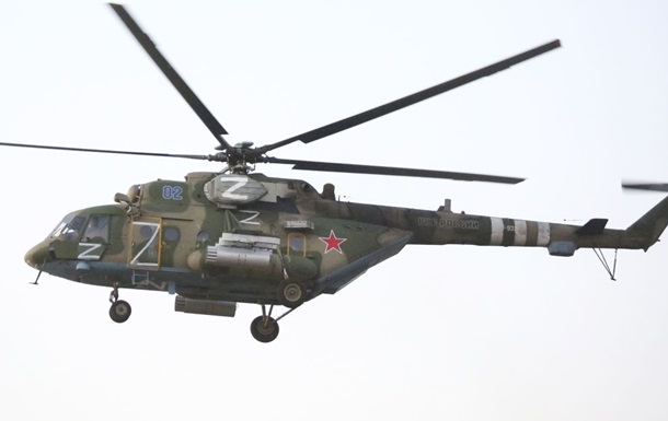 В Белгородской области упал российский вертолет