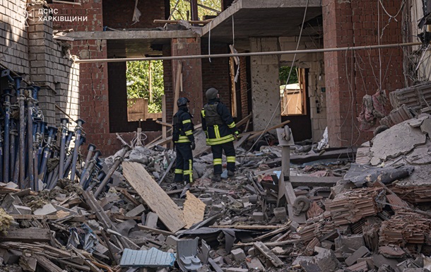 В ГСЧС показали последствия атаки на Харьков