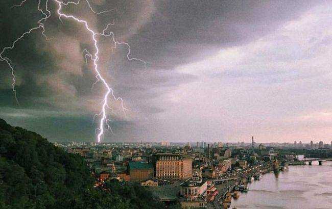 Сьогодні в Україні очікуються дощі, грози та град
