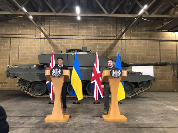 Британские танки Challenger 2 прибудут в Украину в марте - Сунак