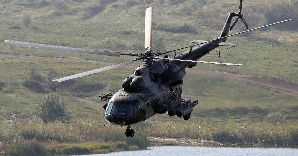 В Харьковской области совершил аварийную посадку вертолет ВСУ