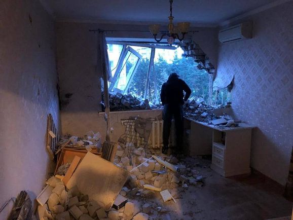 Полиция показала последствия утренней вражеской атаки на Киевскую область