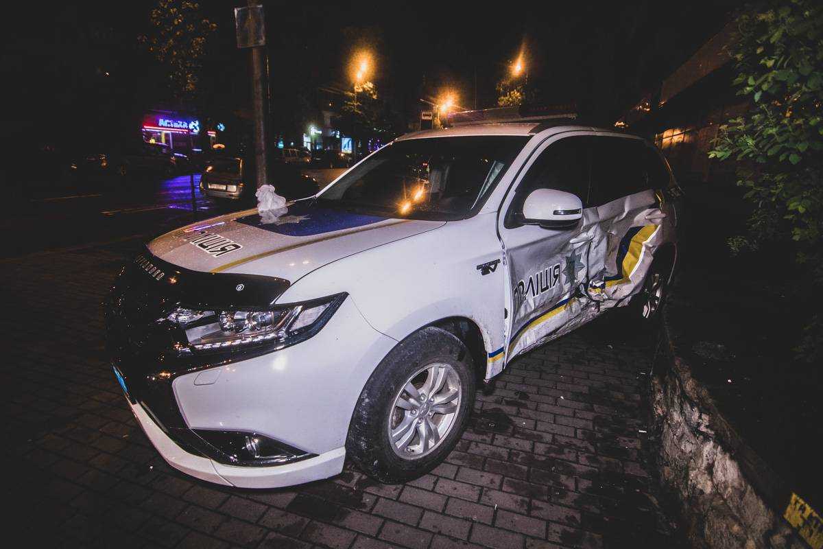 Напередодні у Києві сталося ДТП за участю патрульного автомобіля
