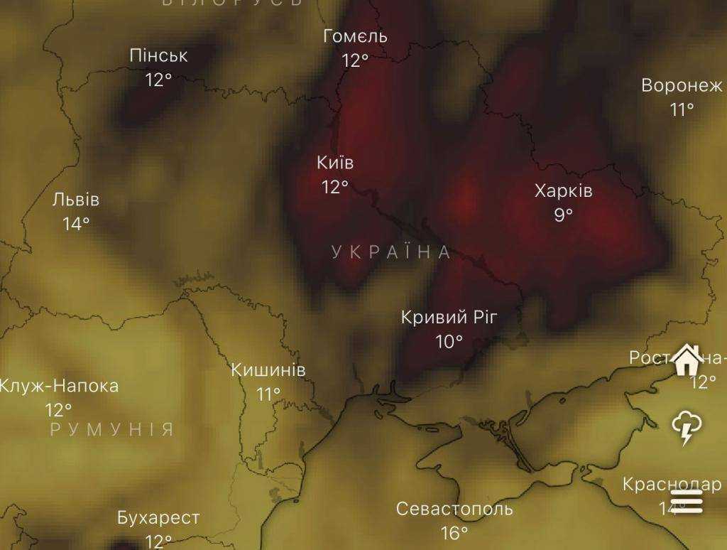 «Отравленный воздух»: Украину накрыло облаком опасного вещества