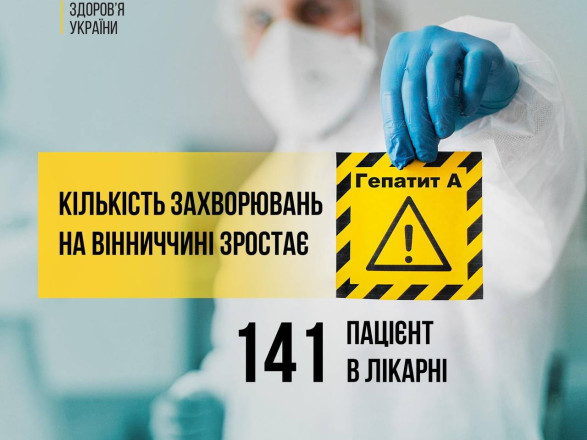 Вспышка вирусного гепатита А в Винницкой области: количество пострадавших растет, источник инфицирования еще не установлен