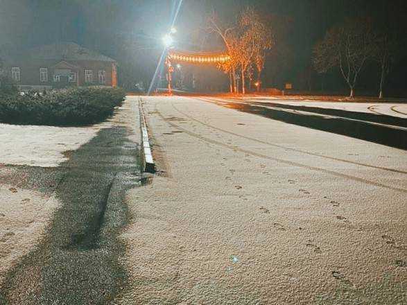 Не тільки у Карпатах: у низці областей України пішов мокрий сніг
