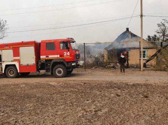 Площадь пожара в Луганской области увеличилась до 20 тыс. га