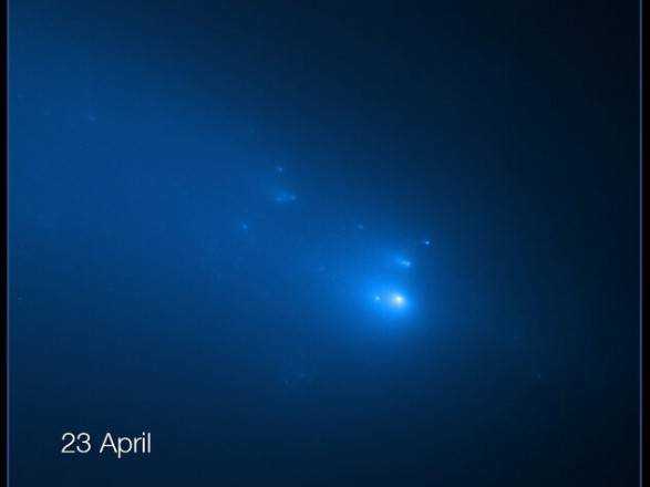 Хаббл запечатлил “смерть” кометы ATLAS