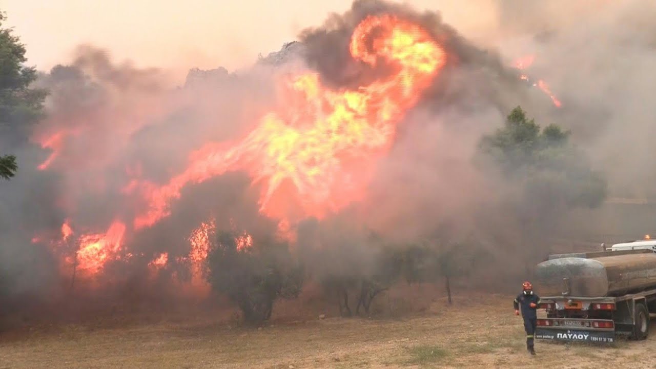Более 60 пожаров за сутки: количество погибших в Греции достигло 20
