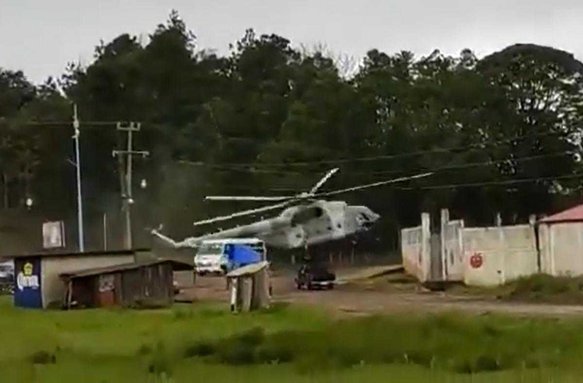 Падіння вертольота Мі-17 в Мексиці потрапило на відео