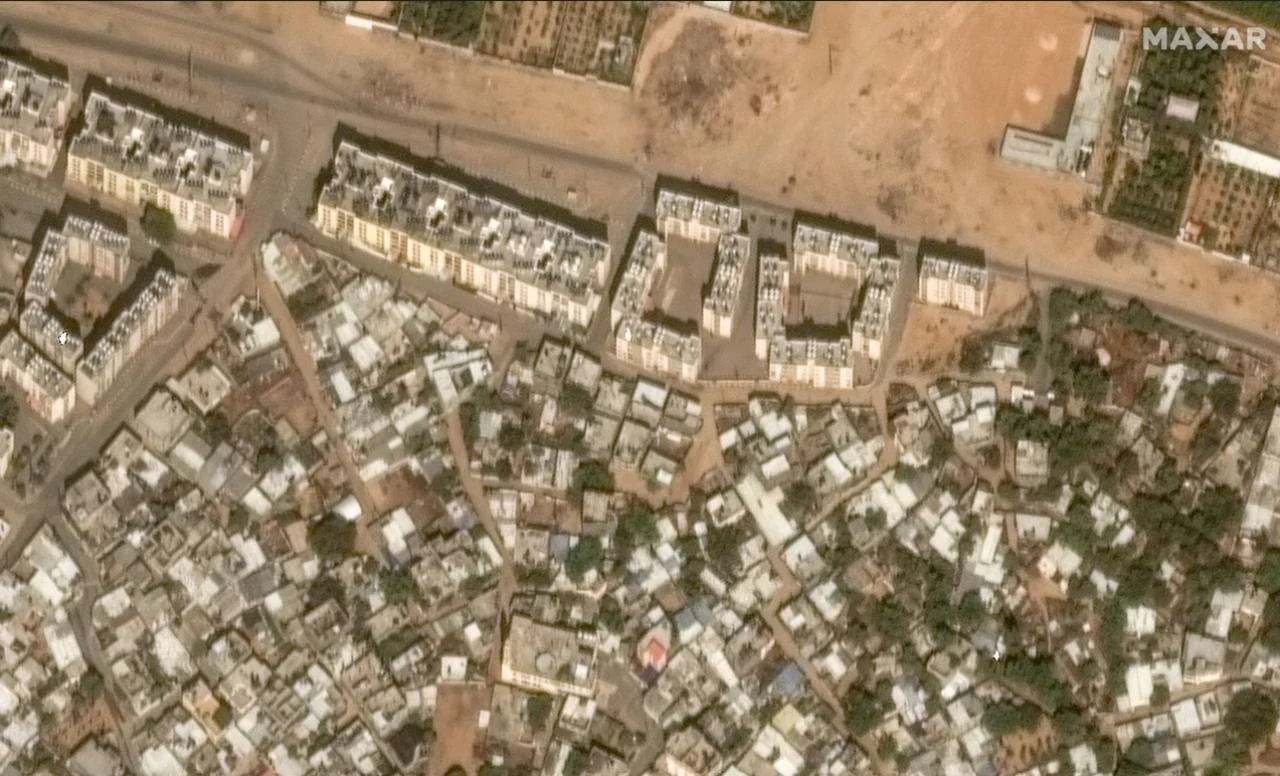 Maxar показала масштабные разрушения в секторе Газа