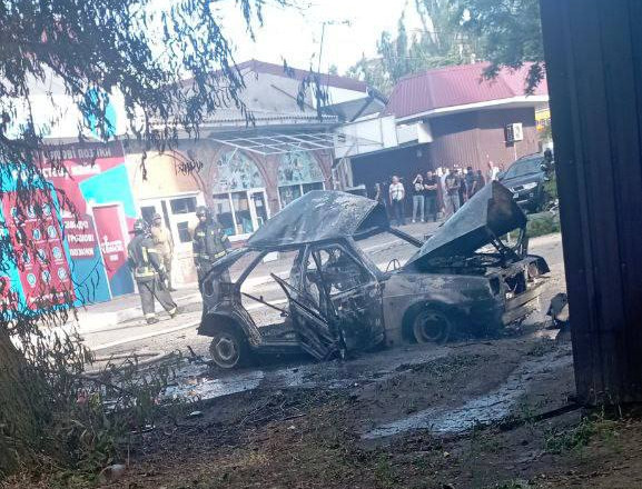 В оккупированном Бердянске взорвалось авто: подробности выясняют