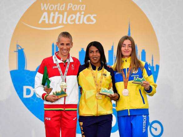 Украинцы завоевали пять наград на старте ЧМ по легкой атлетике среди паралимпийцев