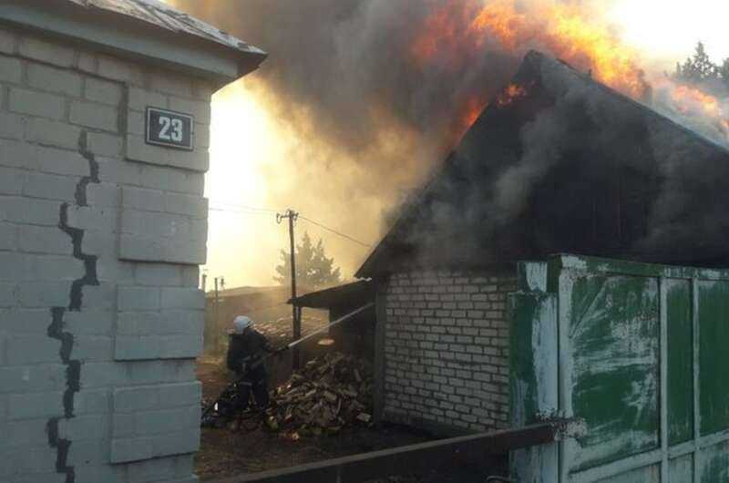 Пожар в Харьковской области полностью уничтожил село