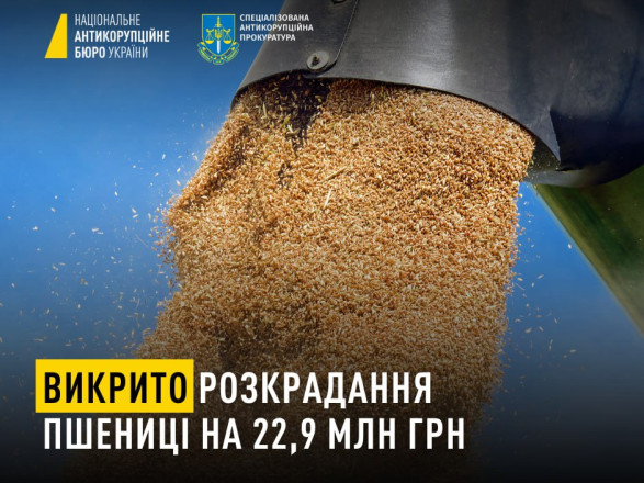 Завладели пшеницей почти на 23 млн грн: кто под подозрением