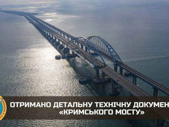 Знають все: українська розвідка отримала детальну техдокументацію “Кримського мосту”