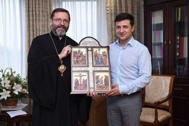 Зеленский встретился с главой УГКЦ и представителями Совета раввинов Украины
