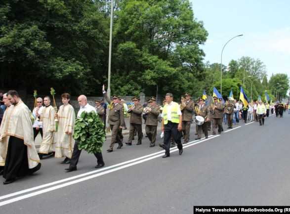В Перемышле состоялось шествие в честь украинских воинов