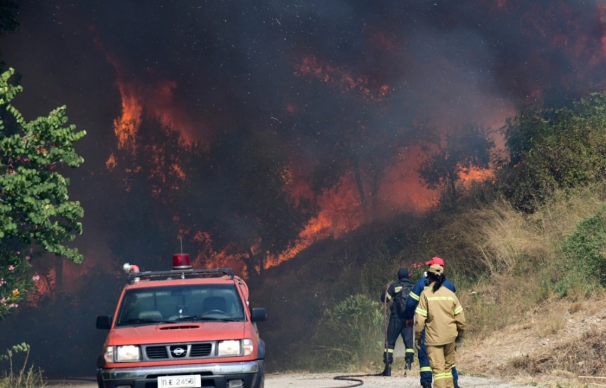 У Греції тривають масові лісові пожежі