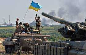Город Круглик в Луганской области силы АТО освободили от террористов