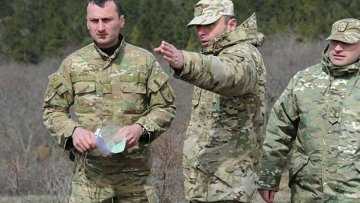 Грузинские военные примут участие в военных учениях на территории Украины