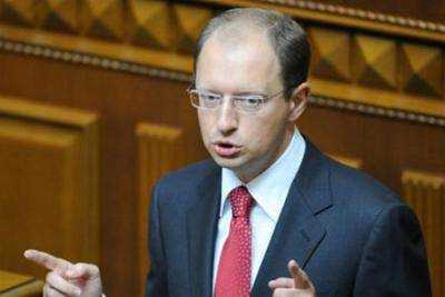 Яценюк заявил, что Украина готова ввести зеркальные торговые меры в отношении российских товаров в случае введения санкций со стороны РФ