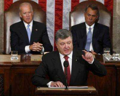 Глава Украины призывает власти США продолжить экономические санкции против России