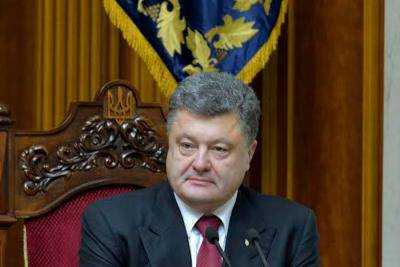 Порошенко на заседании ВР сообщил, что в Украину поступит новая разведывательная техника