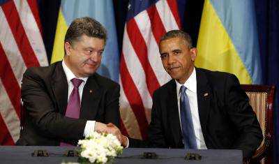 Президенты Порошенко и Обама обсудили вопросы контроля за украинско-российской границей
