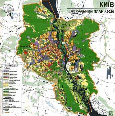 Стоимость разработки нового Генерального плана Киева составляет 20 млн грн