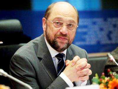 Президент Европарламента Мартин Шульц поздравляет украинцев с проведенными выборами
