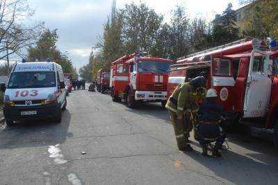 В Одессе был пожар в общежитии медуниверситета