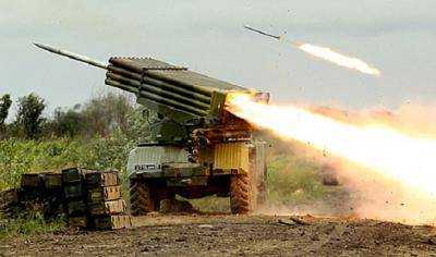 СНБО: Боевики из «Градов» и минометов обстреляли позиции сил АТО неподалёку от н.п. Фрунзе, Горное, Крымское и Нижнее