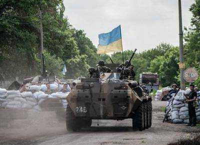 СНБО: Вблизи села Орловка Донецкой области украинские военные отразили атаку боевиков на позиции сил АТО