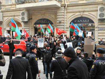 В Баку состоялся митинг оппозиции