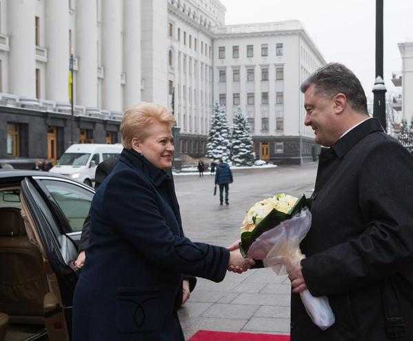 Президент Литвы находится с визитом в Украине (фото)