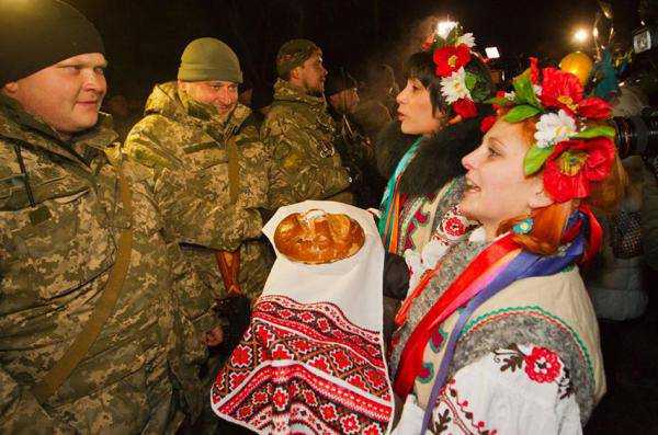 Батальон "Киев" вернулись из зоны АТО, встречал бойцов мэр столицы (фото)