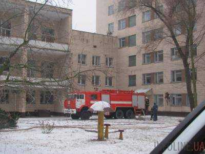 В Черкасской области горел областной противотуберкулезный диспансер