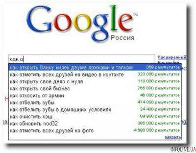 Самые популярные вопросы в "Google": Рецепт года - "коктейль Молотова"