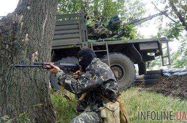 Боевики из минометов и танка ночью обстреляли позиции сил АТО в населенном пункте Пески