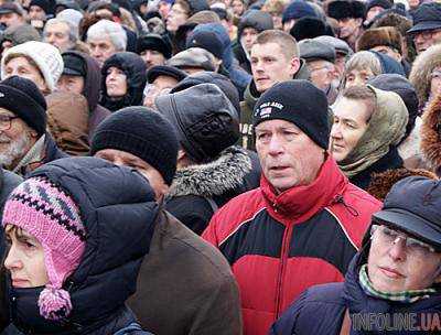 В столице Крещатик перекрыли митингующие