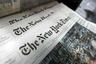 Газета New York Times призвала президента США решить проблему нарушений России экономическим "давлением"