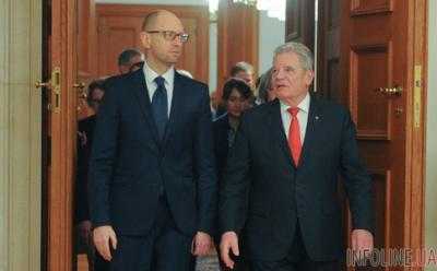 Премьер Украины и президент Германии в Берлине обсудили пути преодоления российской агрессии